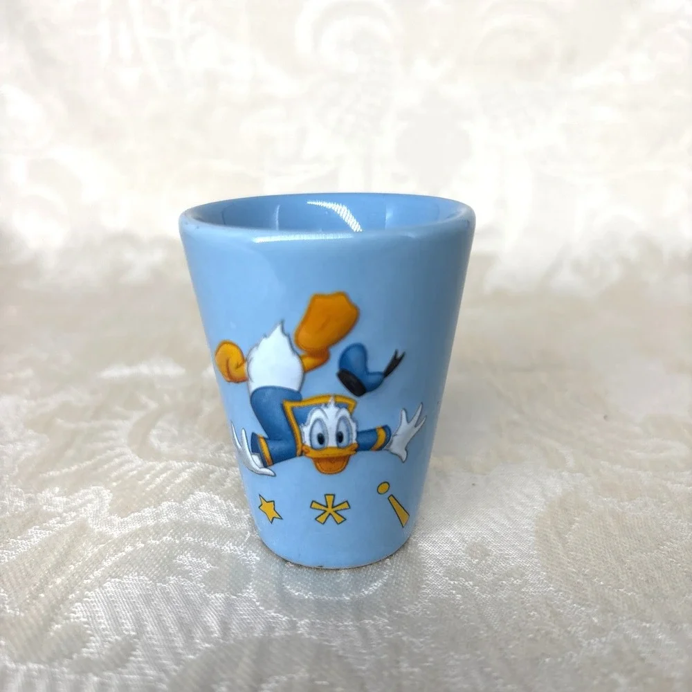 Disney Parks Donald Duck Disneyland Shot Glass The Feathers are Flying